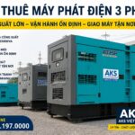 Cho Thuê Máy Phát Điện 3 Pha TPHCM Giá Tốt, Có Máy Ngay