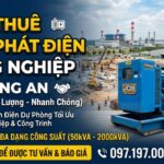 Cho thuê máy phát điện tại Long An 3 pha công nghiệp giá rẻ