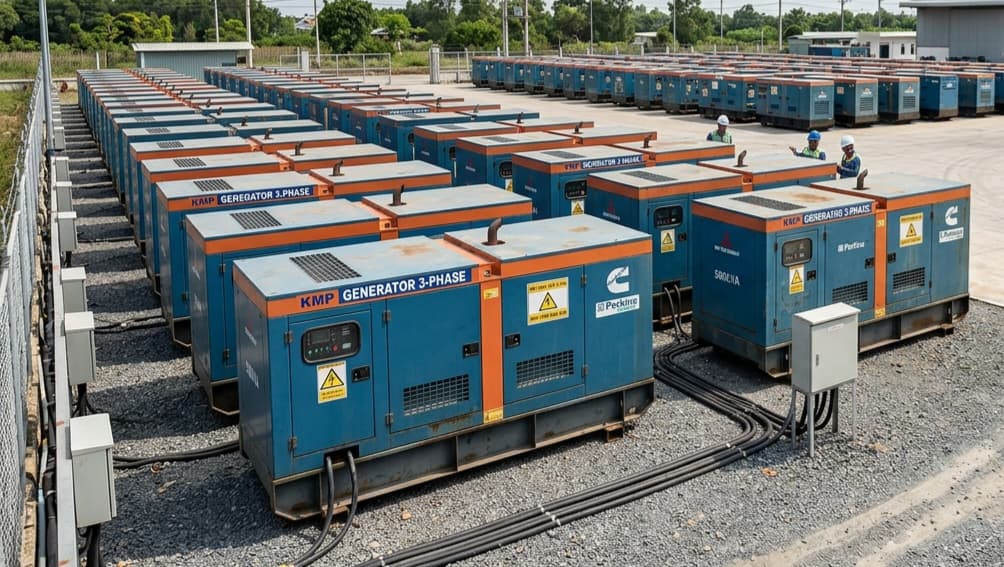 Cho Thuê Máy Phát Điện công nghiệp Bến Tre - Công Suất Đa Dạng, Tiết Kiệm Chi Phí Tối Ưu