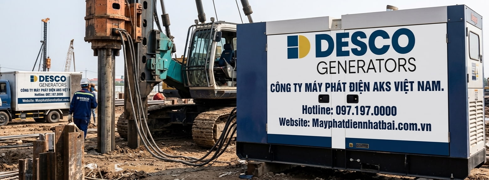 Cho Thuê Máy Phát Điện Cà Mau - Phục Vụ Công Trình & Sự Kiện