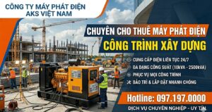 Cho Thuê Máy Phát Điện Cà Mau - Phục Vụ Công Trình & Sự Kiện