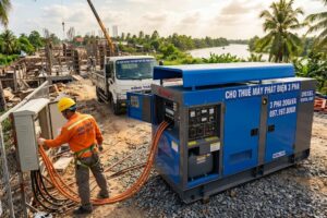Cho thuê máy phát điện Đồng Tháp - Máy Mới, tiết kiệm nhiên liệu