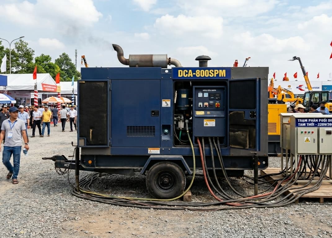 Cho thuê máy phát điện công nghiệp