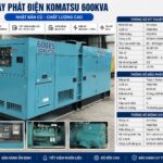 Máy phát điện KOMATSU 600kva Nhật Bản cũ