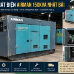 AIRMAN 150kVA Nhật Bãi Máy phát điện cũ Đồng Bộ Nhật Bản