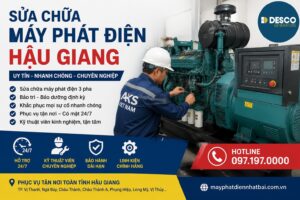 Sửa Chữa Máy Phát Điện Hậu Giang Uy Tín | Có Mặt Nhanh 24/7, Khắc Phục Mọi Sự Cố
