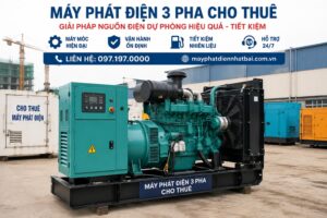 Cho Thuê Máy Phát Điện Thủ Dầu Một Khẩn Cấp Có Mặt Sau 30 Phút