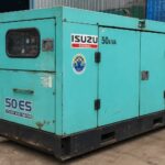 Isuzu 50kVA Cũ máy phát điện Nhật 3 Pha đồng bộ chính