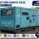 Máy phát điện Kubota 15kVA cũ Nhật bãi KuDS-16T