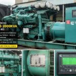 Cummins 2000kva Máy phát điện cũ đồng bộ chính hãng