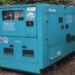 Denyo 75kVA Cũ Máy phát điện Nhật Bãi Diesel 3 Pha, Vỏ Chống Ồn