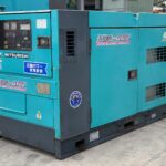Mitsubishi 40kVA cũ Máy phát điện 3 pha Nhật bãi Đồng Bộ