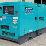 Mitsubishi 50kVA Cũ máy phát điện Nhật Bãi đồng bộ zin